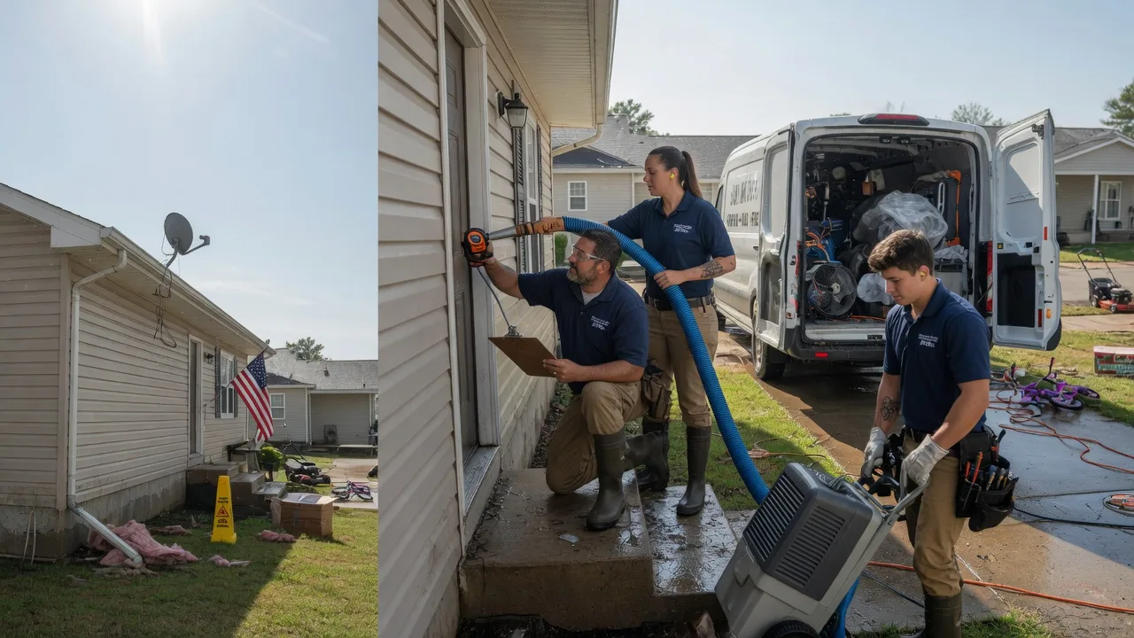 Ceiling Water Damage Restoration in Hermon, ME near me